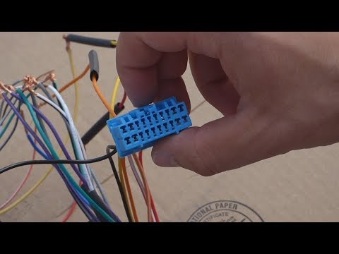 How to Connect a Radio Harness to a Metra Wire Harness with a Microbypass