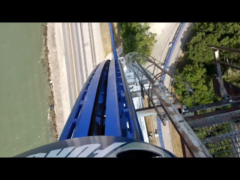 Millennium Force Front Seat POV 2023 FULL HD Cedar Point