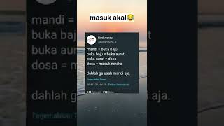 Download lagu Logika Bikin Ngakak: Mending Nggak Mandi?#memes #funny #shortslucu mp3