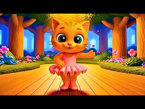 Pisicuta MIAU Danseaza 🎵 Cantec De Dans Pentru Copii