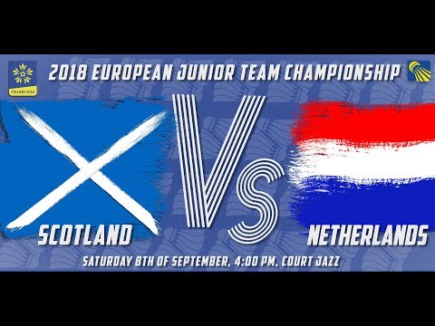 Scotland(Middleton/Sidebottom) vs Netherlands(Lugters/Tirtosentono) -European Jnr. Team C’ships 2018