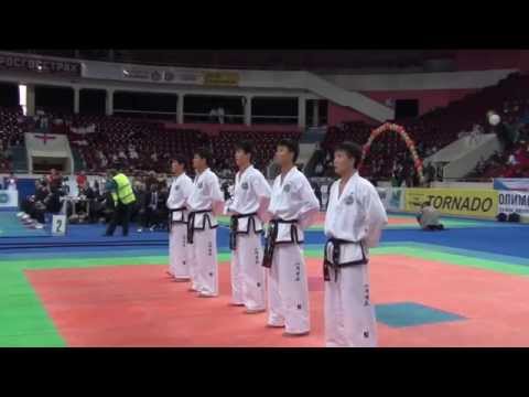 ITF World Taekwon Do Championship 2009    North Korea Male Team Pattern 2