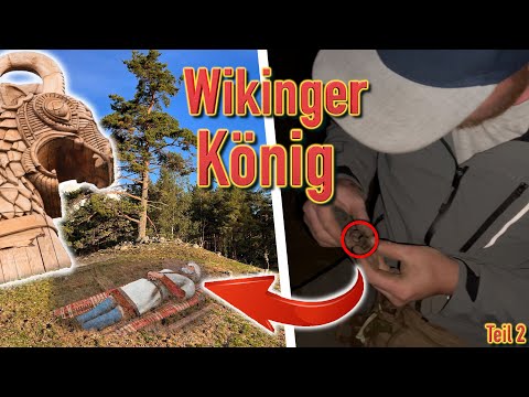 Die SCHATZSUCHE am GRAB des WIKINGER KÖNIGS geht weiter!! 👑 (Teil 2 - Sondeln mit Metalldetektor)