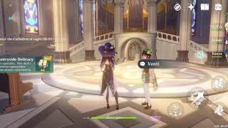 Enter the Cathedral at night (18.00-06.00) how to set clock • Genshin Impact