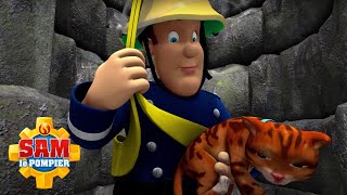 Sam le pompier sauve un chat d'un puits! | 1 heure de compilation | Sam le Pompier | Dessins animés