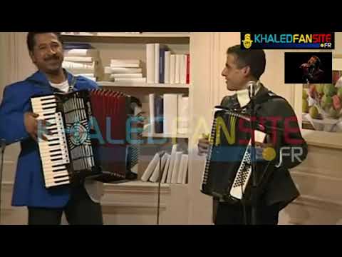 Cheb khaled with cheb mami.