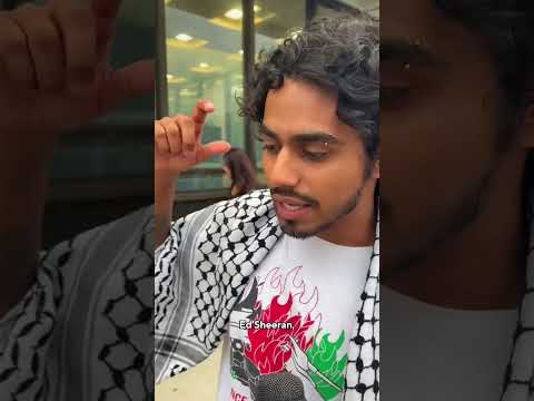 Pro Palestinian protesters gather outside Ed Sheeran's concert in Philadelphia #shorts