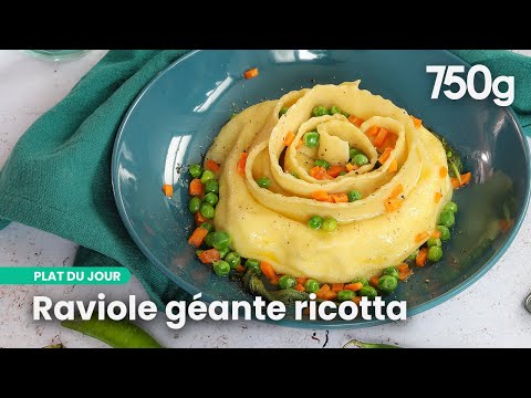 Giant Lemon Ricotta Ravioli