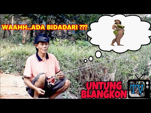 WOOW !! UNTUNG MANCING DI KALI KETEMU BIDADARI ???