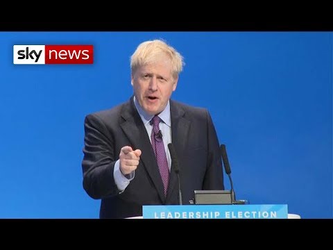 Boris Johnson's first speech as new Tory leader