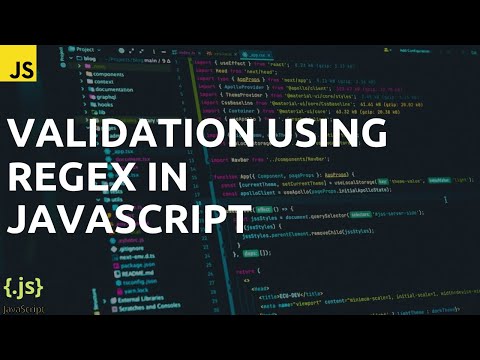 Validation Using Regex In Javascript Javascript Complete Course