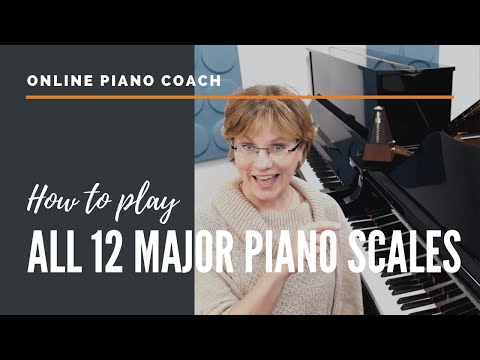Learn All 12 Major Scales Piano Tutorial for Adult Beginners