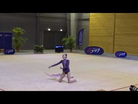 Raphaëlle Robert ruban - Nat A 14-15 ans - France Chambéry 2017