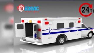 Medivic Road Ambulance in Darbhanga with Exigency Medical Aid