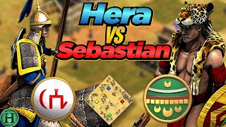 Tatars vs Aztecs | 1v1 Arabia | vs Sebastian | AoE2