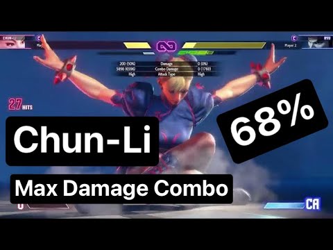 Street Fighter 6 Chun Li  Max Damage Combo