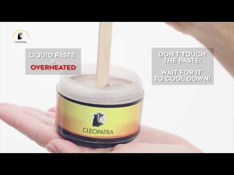 CLEOPATRA SUGAR PASTE - IMPORTANT NOTICE - DON'T OVERHEAT THE SUGAR PASTE