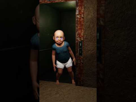 Baby Jim Vs Monster #shorts #funny #animation