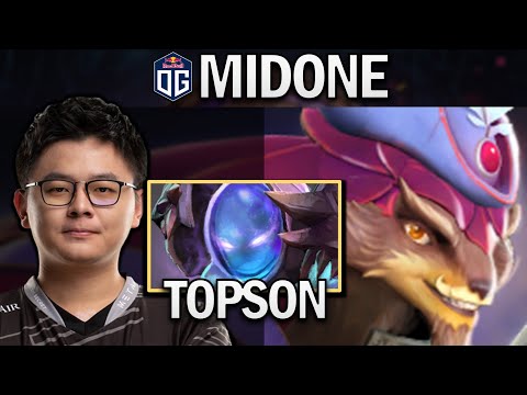 OG.MIDONE PANGOLIER WITH TOPSON ARC WARDEN - DOTA 2 7.26 GAMEPLAY