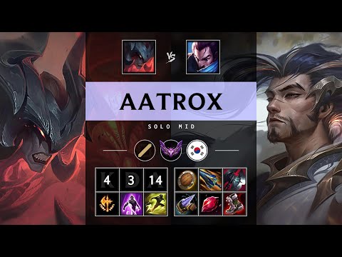 Aatrox Mid vs Yasuo - KR Master Patch 25.15