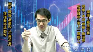 【掌聲響起】#賴昇楷 0622 - 鋼鐵人飆風再起，週報《中鴻、燁輝》聯袂鎖⊕，後續誰將「更上一層樓」?《南帝、昇貿、晶豪科》這樣看待與動作 (圖)