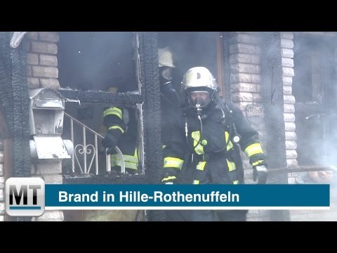 Brand in Hille-Rothenuffeln