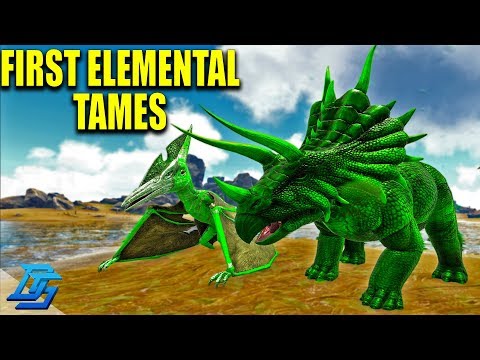 FIRST POISON ELEMENTAL TAMES, GREAT START - ARK:Survival Evolved - ARK Eternal - Part 2