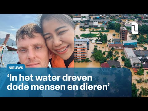 Ricardo uit Haelen verliest alles bij watersnood Thailand: 'Maar we leven nog' | L1 Nieuws