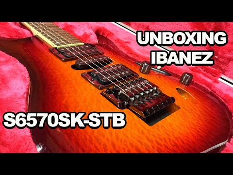 Unboxing Ibanez Prestige S6570SK-STB