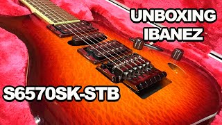 Video thumbnail for Unboxing Ibanez Prestige S6570SK-STB by Levytukku