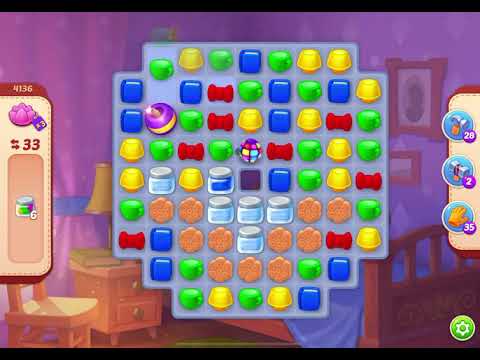 HomeScapes Level 4136 no boosters (42 moves)