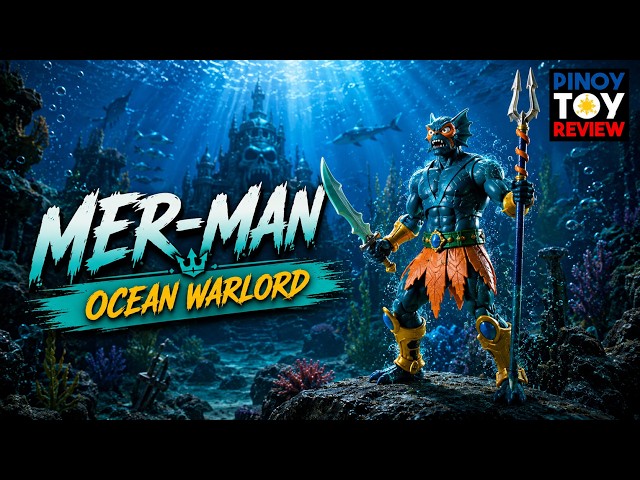 Vídeo relacionado con Masters of the Universe MOTU Masterverse Merman Figura de acción con accesorios, juguete +6 años (Mattel HLB47)