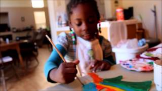 Fall Leaves Acrylic Painting