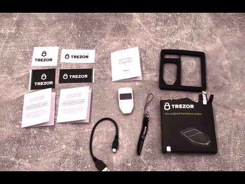 Trezor One unboxing: Hardware Wallet for Cryptocurrencies (english)