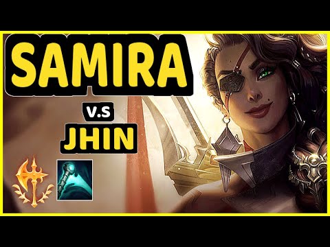 YUUKI60 (SAMIRA) vs JHIN - BOTTOM ADC GAMEPLAY - EUW Ranked DIAMOND