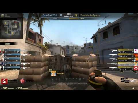 [CS: GO BURST #1] Quartas de Final 3: Santos Dexterity vs Predicted esports