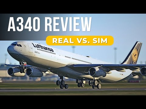 Realistic or just a show? A340 put to the test! REAL PILOT tests!
