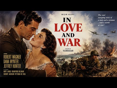 In Love and War 1958 Film in English Robert Wagner Dana Wynter Jeffrey Hunter 360