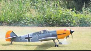 preview picture of video 'Messerschmitt Bf109 E RC Kyosho SQS 40GP'