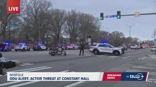 LATEST UPDATES: Norfolk police respond to active threat at Old Dominion University