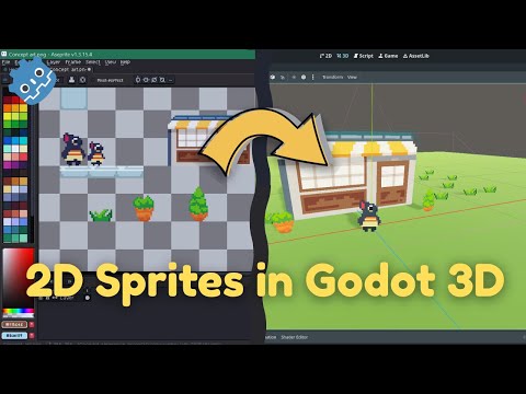 Make Stunning 2D Characters in a 3D World | Godot 4 Tutorial Step by Step