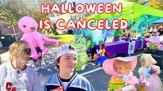 HALLOWEEN IS CANCELED AT OUR HOUSE | Family 5 Vlogs