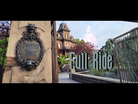 Disneyland Paris Phantom Manor Full Ride Total Immersive Experience