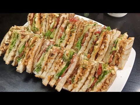 Pizza Club Sandwich Recipe 🔥 Quick and Easy Pizza Sandwich Recipe by saima'skitchenette