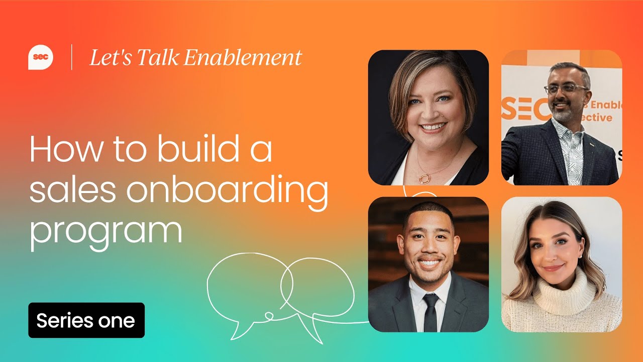 How to build a sales onboarding program - YouTube
