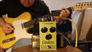 TC Electronic Cinders Overdrive with Harley Benton Kit T style
