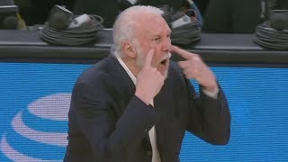 Gregg Popovich Ejected! Tony Parker Returns From Injury! Mavs vs Spurs 2017-18 Season