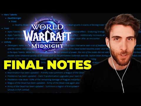 These Could Be The Final Patch Notes Before Midnight's Release (Class changes + UI Updates)