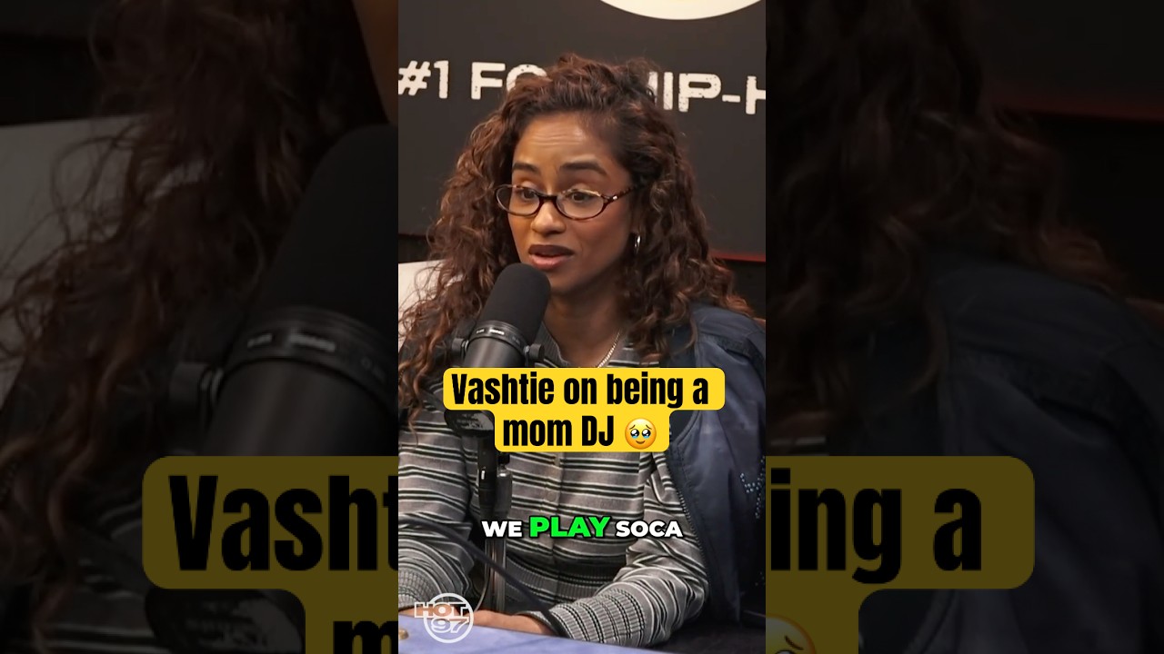 Vashtie on being a mom DJ 🥹 #hot97 #shanikulture #www
