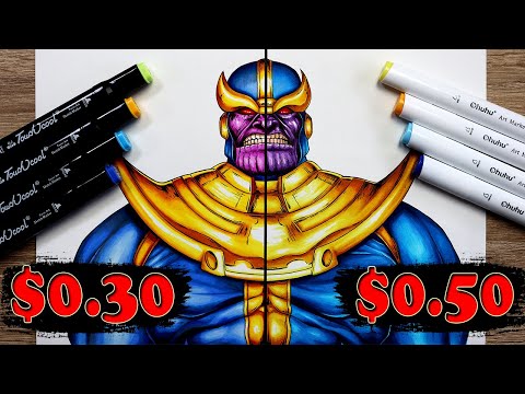 $0.30 vs $0.50 MARKER Art | CHEAP vs CHEAP - Which Is WORTH IT..? |